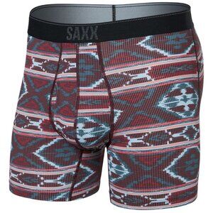 NWT - Saxx Slim Fit Quest Boxer Brief - Ikat Stripe - Size Small